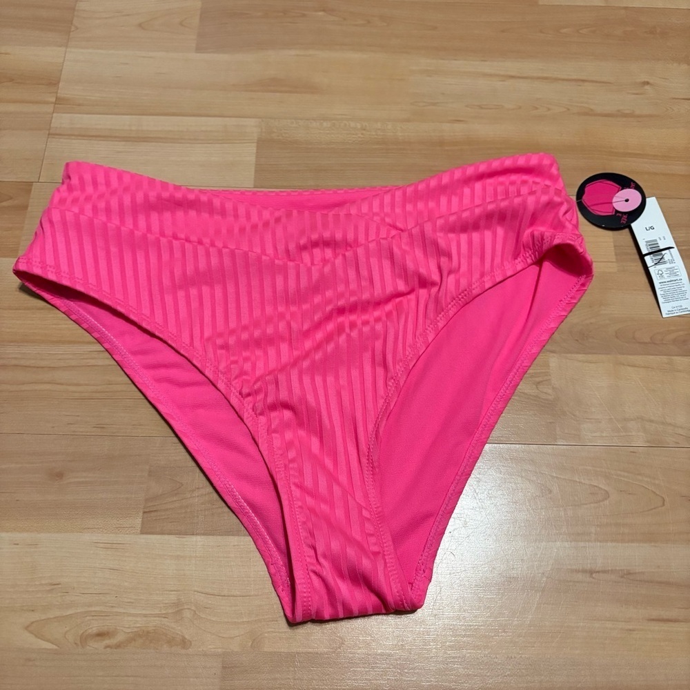 New NoBo Pink Women's Swim Bottom Large - Picture 2 of 8